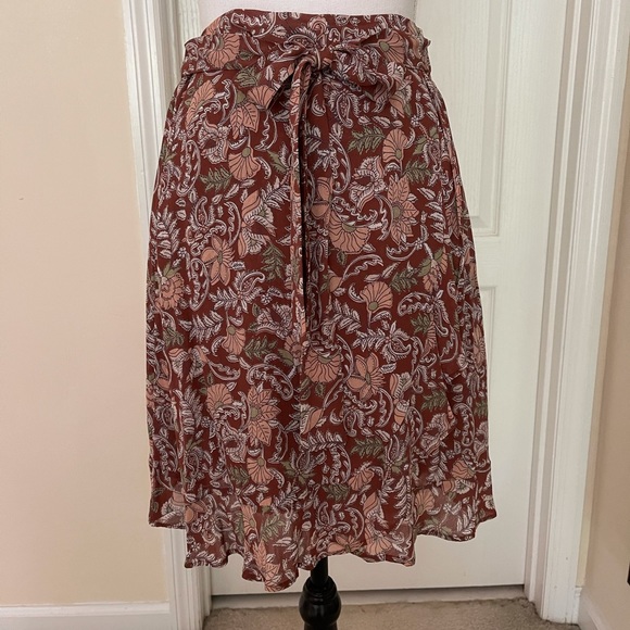 New ANTHROPOLOGIE Multicolored Skirt, Sz XS - Picture 2 of 10
